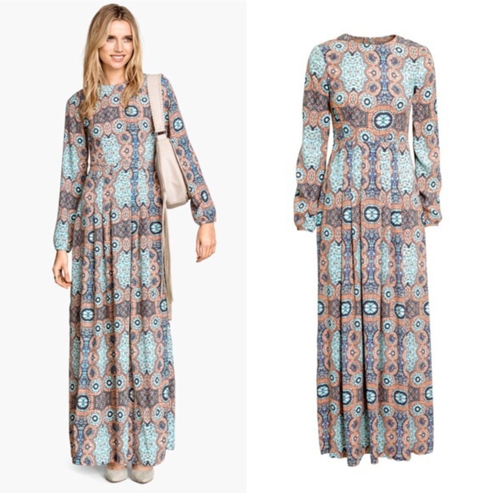 H&M Floral Boho Maxi Dress